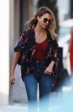 JESSICA ALBA in Jeans Out and About in Los Angeles 10/14/2015