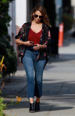 JESSICA ALBA in Jeans Out and About in Los Angeles 10/14/2015