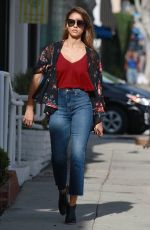 JESSICA ALBA in Jeans Out and About in Los Angeles 10/14/2015