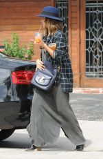 JESSICA ALBA Leaves Verve Coffee Roasters in West Hollywood 10/04/2015
