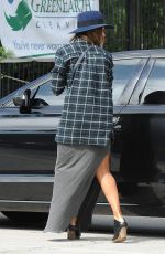 JESSICA ALBA Leaves Verve Coffee Roasters in West Hollywood 10/04/2015