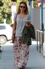 JESSICA ALBA Out and About in Los Angeles 10/12/2015