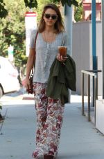 JESSICA ALBA Out and About in Los Angeles 10/12/2015