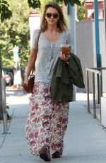 JESSICA ALBA Out and About in Los Angeles 10/12/2015