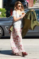 JESSICA ALBA Out and About in Los Angeles 10/12/2015