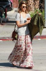 JESSICA ALBA Out and About in Los Angeles 10/12/2015