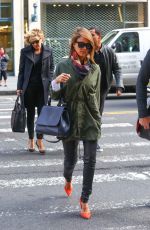 JESSICA ALBA Out in New York 10/27/2015