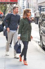 JESSICA ALBA Out in New York 10/27/2015