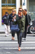 JESSICA ALBA Out in New York 10/27/2015