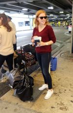 JESSICA CHASTAIN Arrives at Miami International Airport 10/10/2015