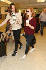 JESSICA CHASTAIN Arrives at Miami International Airport 10/10/2015