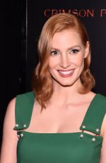 JESSICA CHASTAIN at Crimson Peak Premiere Co-hosted by Piaget in New York 10/14/2015