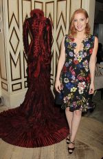 JESSICA CHASTAIN at Crimson Peak Screening in New York 10/13/2015