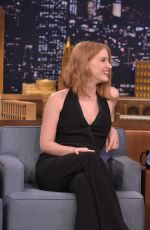 JESSICA CHASTAIN at The Tonight Show With Jimmy Fallon in Los Angeles 10/15/2015