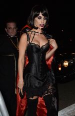 JESSICA LOWNDES at Casa Tequila Halloween Party in Beverly Hills 10/30/2015