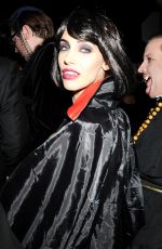 JESSICA LOWNDES at Casa Tequila Halloween Party in Beverly Hills 10/30/2015