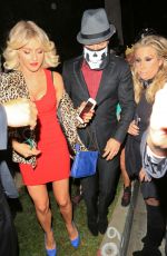 JULIANNE HOUGH at Casa Tequila Halloween Party in Beverly Hills 10/30/2015