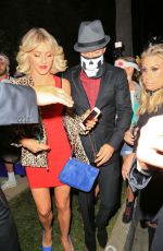 JULIANNE HOUGH at Casa Tequila Halloween Party in Beverly Hills 10/30/2015