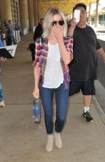 JULIANNE HOUGH at LAX Airport in Los Angeles 10/07/2015