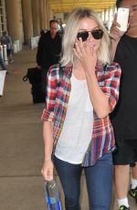 JULIANNE HOUGH at LAX Airport in Los Angeles 10/07/2015