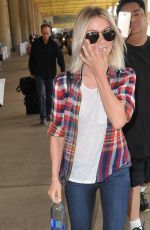 JULIANNE HOUGH at LAX Airport in Los Angeles 10/07/2015