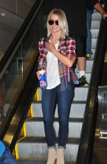 JULIANNE HOUGH at LAX Airport in Los Angeles 10/07/2015