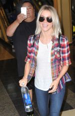 JULIANNE HOUGH at LAX Airport in Los Angeles 10/07/2015