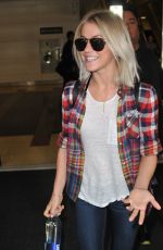 JULIANNE HOUGH at LAX Airport in Los Angeles 10/07/2015