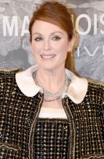 JULIANNE MOORE at Chanel Exhibition Party in London 10/12/2015