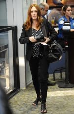 JULIANNE MOORE at Los Angeles International Airport 10/08/2015