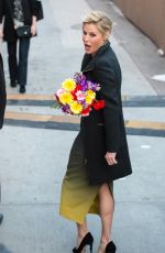 JULIE BOWEN Arrives at Jimmy Kimmel Live in Los Angeles 10/27/2015