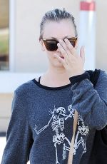 KALEY CUOCO in Leggings Leaves Yoga Class in Los Angeles 10/20/2015