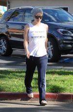 KALEY CUOCO Leaves Yoga Class in Studio City 10/19/2015