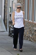 KALEY CUOCO Leaves Yoga Class in Studio City 10/19/2015