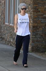 KALEY CUOCO Leaves Yoga Class in Studio City 10/19/2015