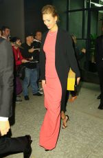 KARLIE KLOSS at Carnegie Hall Opening Night in New York 10/07/2015