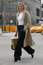 KARLIE KLOSS Heading to a Meeting in New York 10/14/2015