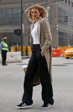 KARLIE KLOSS Heading to a Meeting in New York 10/14/2015