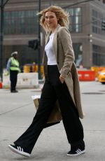 KARLIE KLOSS Heading to a Meeting in New York 10/14/2015