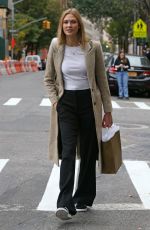 KARLIE KLOSS Heading to a Meeting in New York 10/14/2015