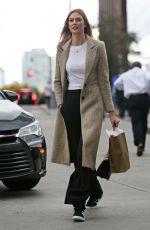 KARLIE KLOSS Heading to a Meeting in New York 10/14/2015