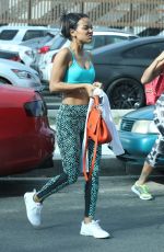 KARREUCHE TRAN Leaves a Gym in Los Angeles 10/05/2015