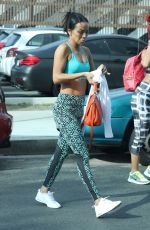 KARREUCHE TRAN Leaves a Gym in Los Angeles 10/05/2015
