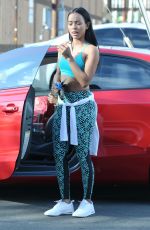 KARREUCHE TRAN Leaves a Gym in Los Angeles 10/05/2015