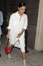 KARREUCHE TRAN Leaves Toca Madera Restaurant in Los Angeles 10/21/2015