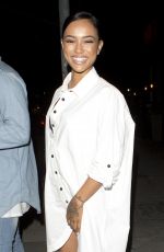 KARREUCHE TRAN Leaves Toca Madera Restaurant in Los Angeles 10/21/2015