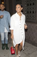 KARREUCHE TRAN Leaves Toca Madera Restaurant in Los Angeles 10/21/2015