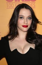 KAT DENNINGS at 2 Broke Girls, 100th Episode Celebration in Los Angeles 10/03/2015