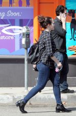 KAT DENNINGS Out and About in West Hollywood 10/17/2015