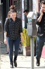 KAT DENNINGS Out and About in West Hollywood 10/17/2015